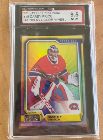 2018-19 O-Pee-Chee Platinum #15 Carey Price — front