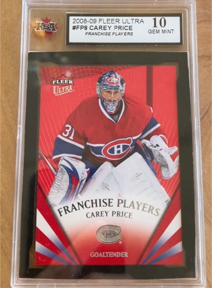 2008-09 Fleer Ultra #FP8 Carey Price Franchise Players — front