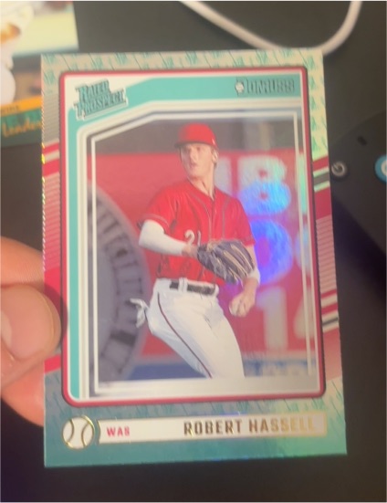2024 Donruss Rated Prospects #117 Robert Hassell — front
