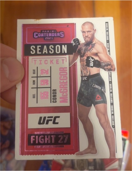 2021 Panini Chronicles UFC Contenders Season Ticket #1 Conor McGregor — front
