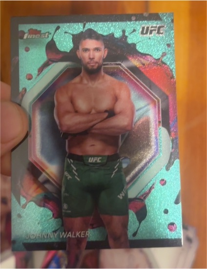 2024 Topps Finest UFC #267 Johnny Walker — front