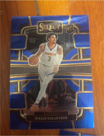 2023-24 Panini Select #78 Julian Strawther Blue Concourse RC — front