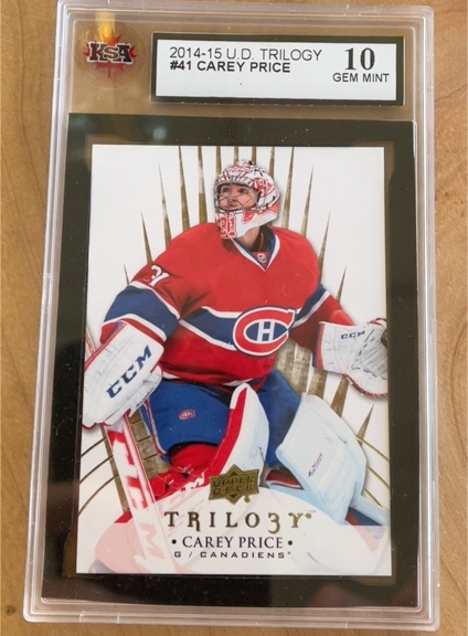 2014-15 Upper Deck Trilogy #41 Carey Price — front