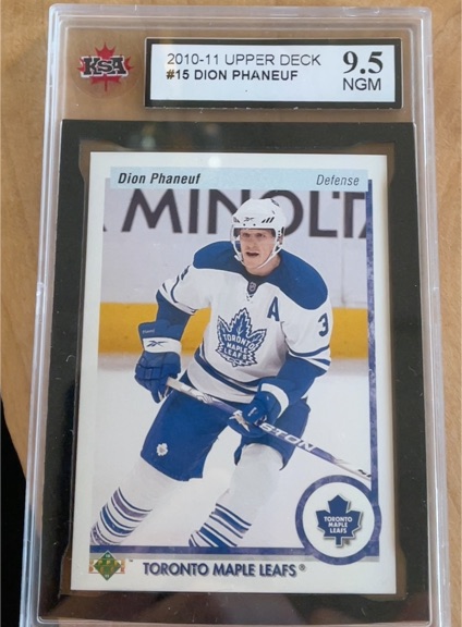 2010-11 Upper Deck #15 Dion Phaneuf — front