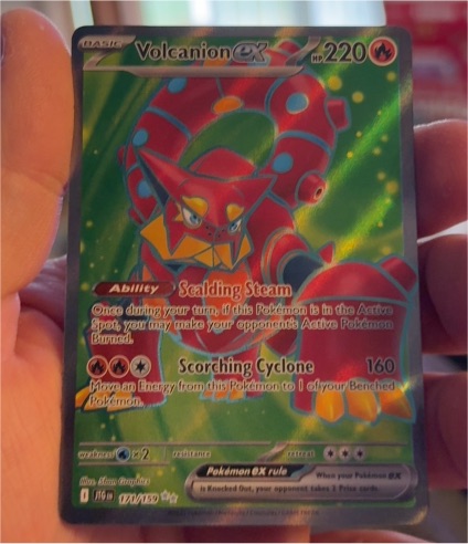 2025 Pokémon #171 Volcanion EX — front