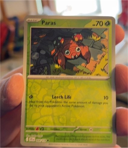 2025 Pokémon Journey Together #004 Paras — front