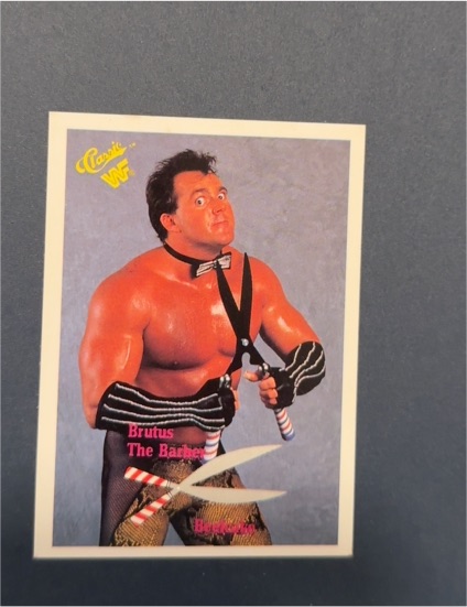 1990 Classic WWF #12 Brutus The Barber Beefcake — front