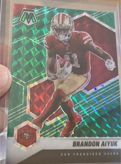 2021 Panini Mosaic #177 Brandon Aiyuk — front