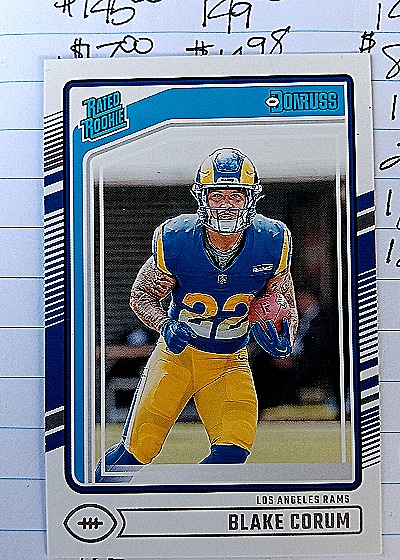 2024 Donruss #322 Blake Corum — front