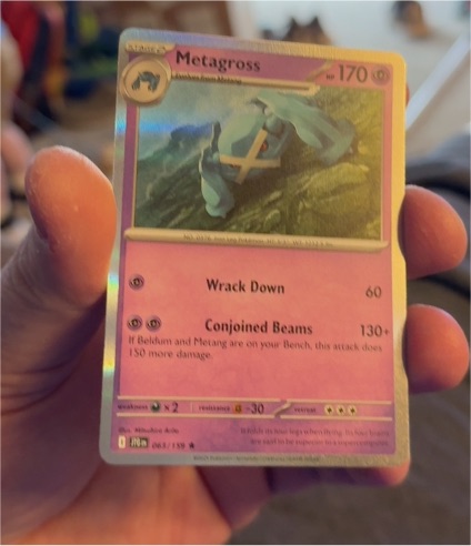 2025 Pokémon Journey Together #063 Metagross — front