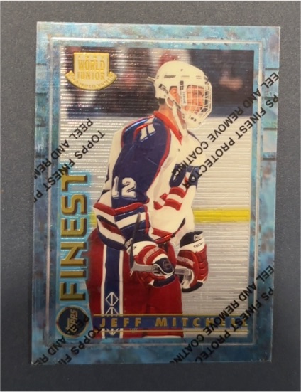 1994-95 Topps Finest Super Team Winners SC Redemption Jeff Mitchell Rookie USA — front