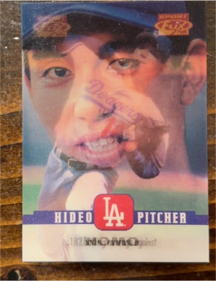 1996 Pinnacle Sportflix #48 Hideo Nomo — front