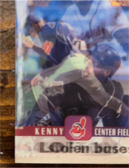 1996 Sportflix #39 Kenny Lofton — front