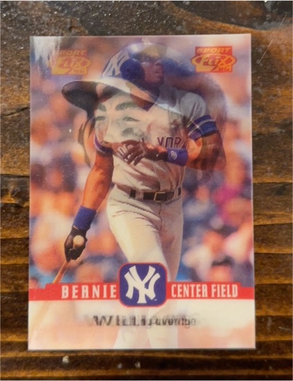 1996 Sportflix Bernie Williams — front