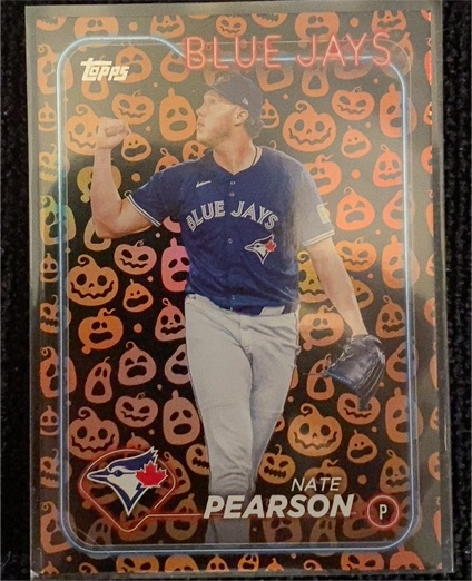 2024 Topps Update #US40 Nate Pearson Holiday Foil — front