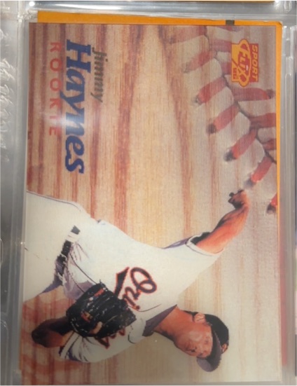 1996 Pinnacle Sportflix #132 Jimmy Haynes Rookie — front