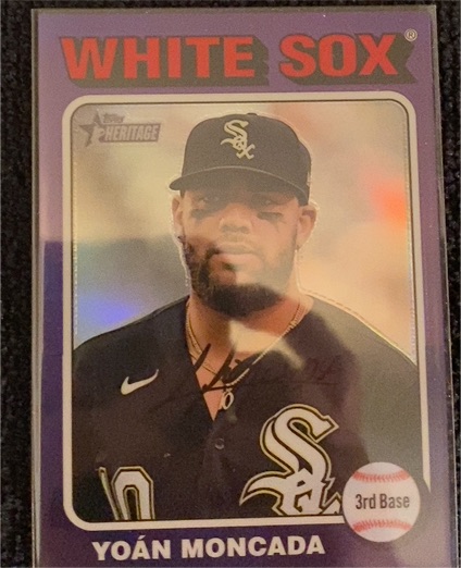 2024 Topps Heritage #222 Yoán Moncada — front