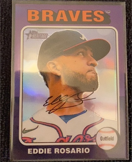 2024 Topps Heritage #343 Eddie Rosario — front