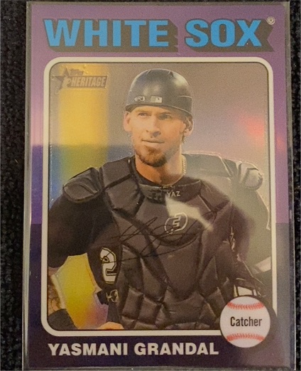 2024 Topps Heritage #59 Yasmani Grandal — front