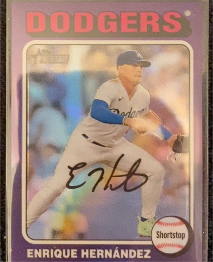 2024 Topps Heritage #475 Enrique Hernández — front