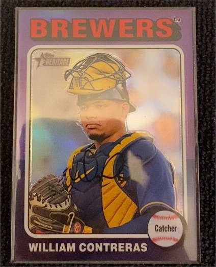 2024 Topps Heritage #174 William Contreras — front