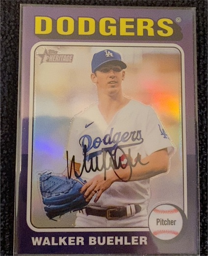 2024 Topps Heritage #363 Walker Buehler — front
