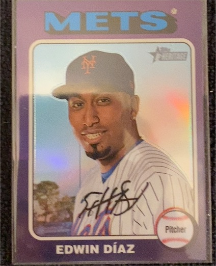 2024 Topps Heritage High Number #257 Edwin Díaz — front