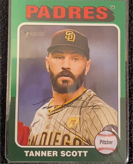 2024 Topps Heritage High Number #506 Tanner Scott — front