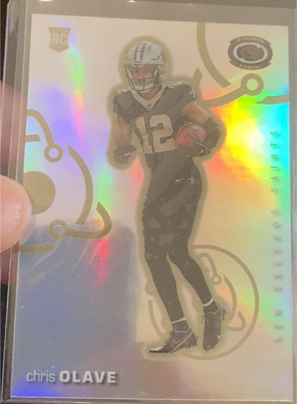 2022 Panini Chronicles Dynagon Silver Prizm #D-7 Chris Olave — front