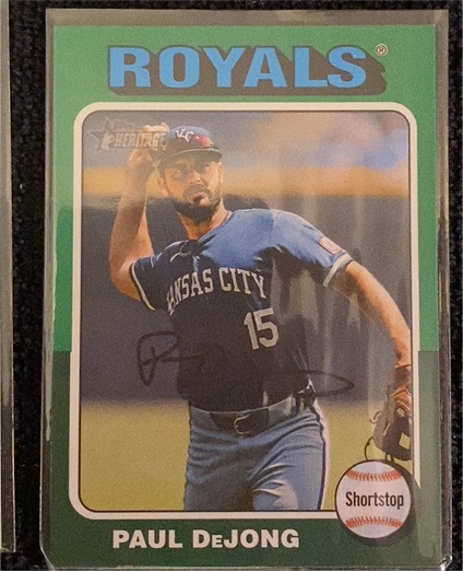 2024 Topps Heritage High Number #540 Paul DeJong — front