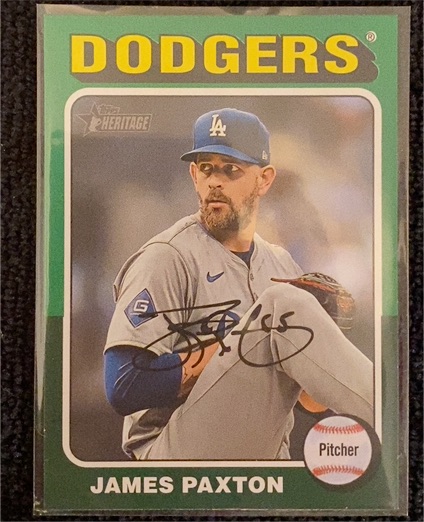 2024 Topps Heritage High Number #610 James Paxton — front