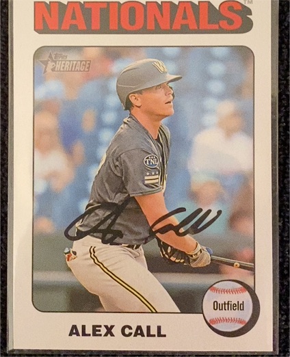 2024 Topps Heritage #113 Alex Call — front