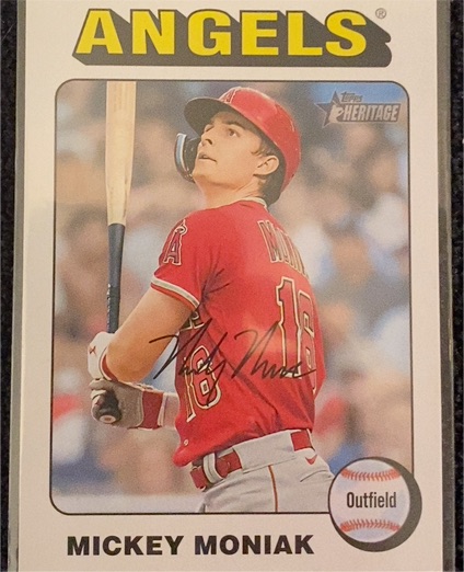 2024 Topps Heritage #45 Mickey Moniak — front