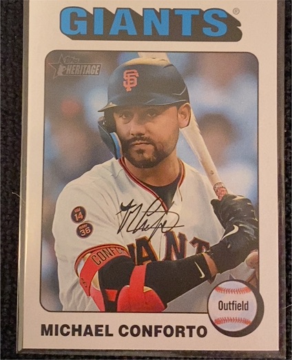 2024 Topps Heritage #376 Michael Conforto — front