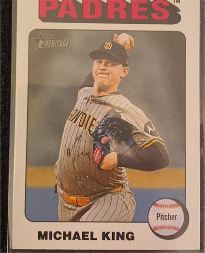 2024 Topps Heritage High Number #701 Michael King — front