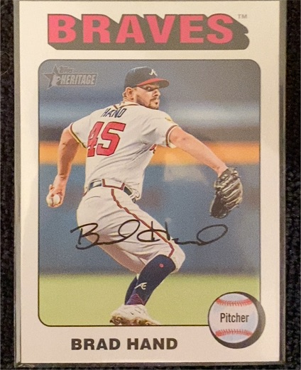 2024 Topps Heritage #361 Brad Hand — front