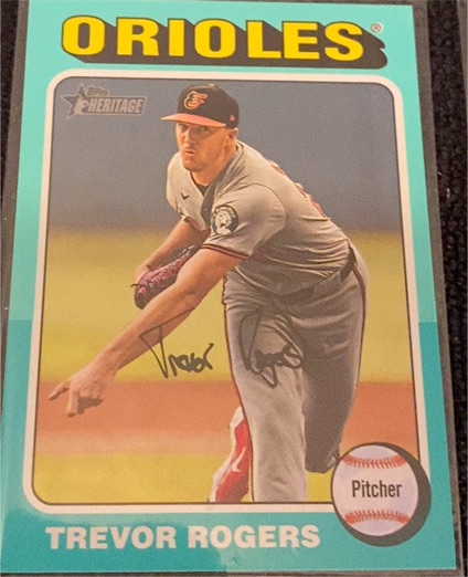 2024 Topps Heritage High Number #555 Trevor Rogers — front