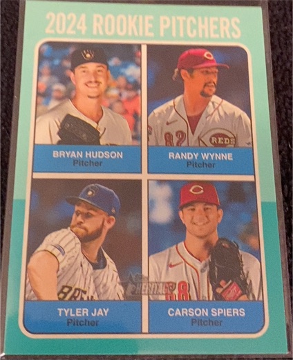 2024 Topps Heritage High Number #614 2024 Rookie Pitchers Hudson Wynne Jay Spiers — front
