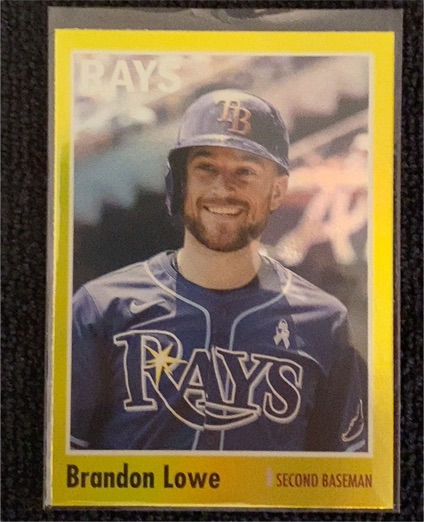 2024 Topps Archives #153 Brandon Lowe Tampa Bay Rays — front