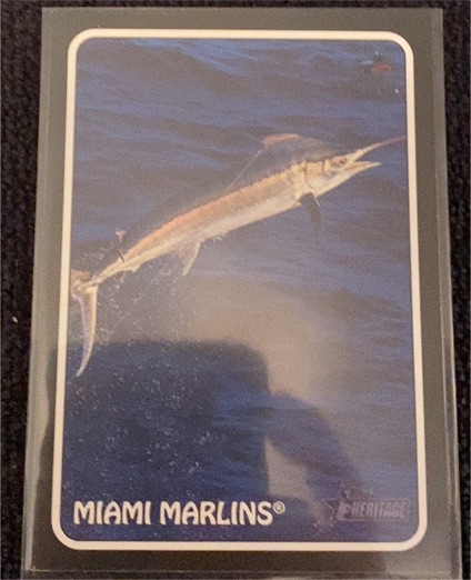 2024 Topps Heritage #75Z-6 Miami Marlins 1975 Topps Zoo's Who Stick-Ons — front