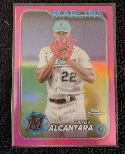 2024 Topps Chrome #138 Sandy Alcantara — front