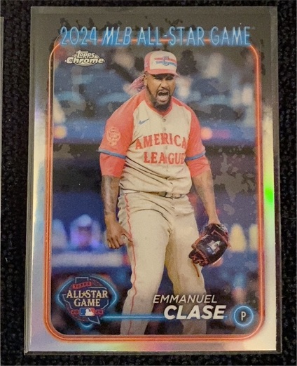 2024 Topps Chrome Update #ASGC-20 Emmanuel Clase 2024 All Star Game Chrome — front