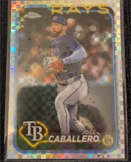 2024 Topps Chrome Update #USC24 Jose Caballero — front