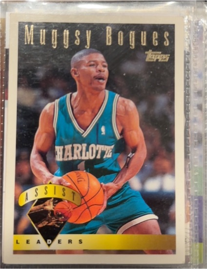 1995-96 Topps #20 Muggsy Bogues — front