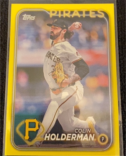 2024 Topps Update #US172 Colin Holderman — front