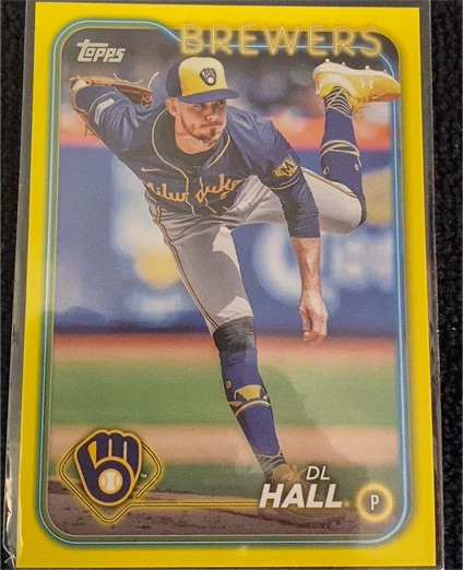 2024 Topps Update #US112 DL Hall Milwaukee Brewers — front