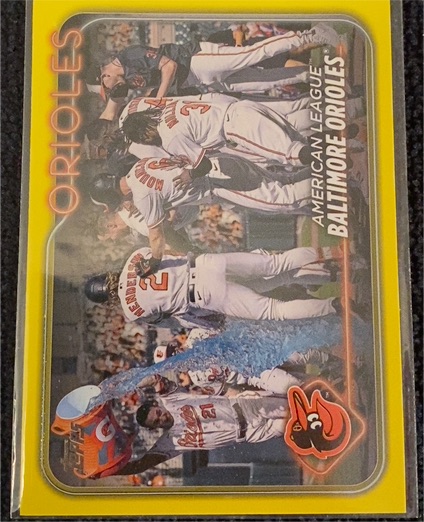 2024 Topps #192 Baltimore Orioles — front