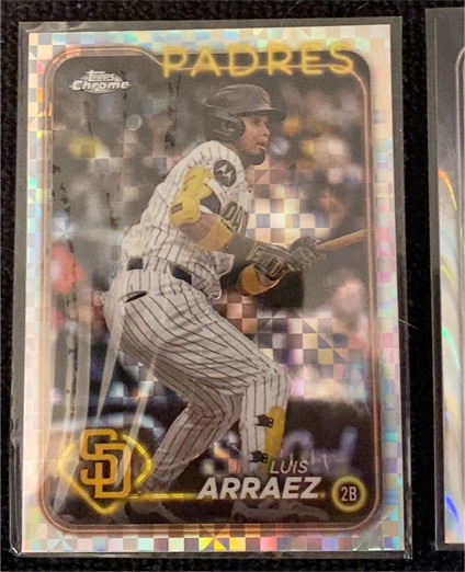 2024 Topps Chrome Update #USC100 Luis Arraez — front