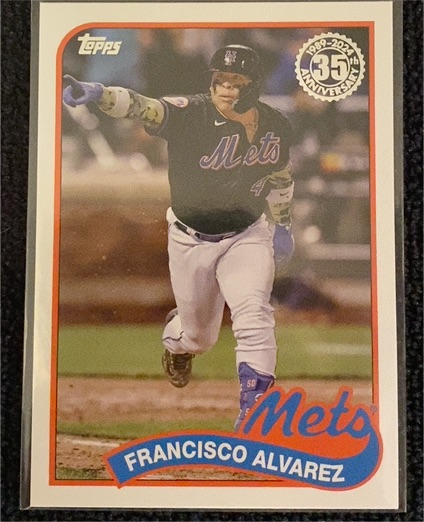 2024 Topps Update 1989 #89US-26 Francisco Alvarez — front