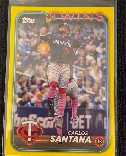 2024 Topps Update #US224 Carlos Santana — front